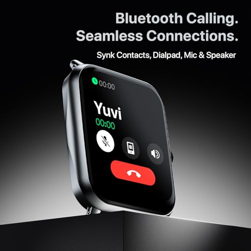 Fire-Boltt Ninja Call Pro Plus Bluetooth Calling Smart Watch, 1.83″ HD Display, AI Voice Assistant, 120+ Sports Modes, IP67 Waterproof, SpO2 & Heart Rate Monitor Smartwatch for Men & Women - Grey