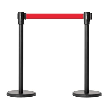 Amazon | ベルトパーテーション 2本セット ブラックポール