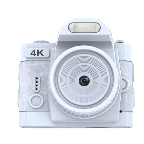 Caméra Numérique 4K 64MP avec Lumière LED et 19 Filtres Créatifs pour Enregistrer en Grand Angle