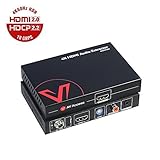 AV Access Ture HDMI 2.0 Audio Extractor Splitter,4K HDMI to HDMI+Audio Converter(SPDIF+3.5mm Stereo),Audio Decoder for Speaker Amplifier,EDID+CEC Control,HDR & Dobly Vision,Dolby Atmos & DTS:X