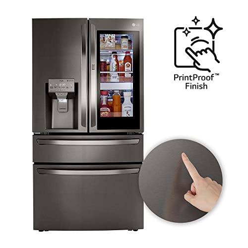 LG LRMVC2306D Counter-Depth Refrigerator, Black Stainless Steel on Fridge.com