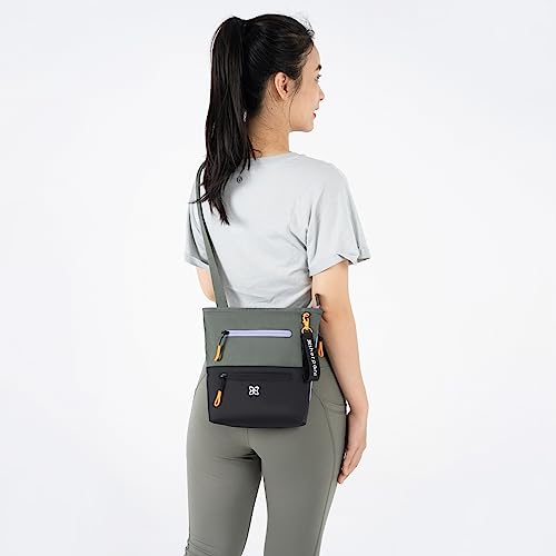 Image of Sherpani Sadie, Nylon Crossbody Bag, Lightweight Shoulder Bag, Travel Cross Body Purse, Crossbody Bags for Women, RFID Protection WITHOUT Coin Purse (Juniper)