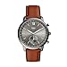 Produktbild Fossil Herren Hybrid Smartwatch Neutra Leder Rotbraun