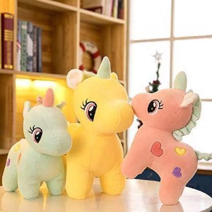 MPR Enterprises - Pink, Blue & Yellow Unicorn Stuffed Soft Toy for Kids, Children & Girls Playing Teddy Bear in Size of 26 cm Long, Set of 3 (B09NDSQT9T) Amazon Price History, Amazon Price Tracker