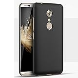 Axon 7 Case, ZTE Axon 7 Case, Suensan Slim Ultra Thin Lightweight Mesh Hard Defender Case for ZTE Axon 7 (Black)