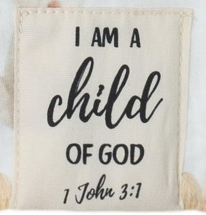 Christian Children’s Blanket, I am a Child of God, Christian Baby and Children's Gift, Christian Children’s Gift, Baptism, Newborn, Blessing Blanket (Lamb) - Image 2