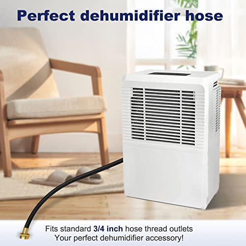 18Ffdhmh01 Dehumidifier Drain Hose 3/4 Inch Fht Connection,12 Foot，Brass Interface 100% Prevent Water Leakage，Perfectly Compatible With Most Brands Of Dehumidifiers. #TOP3
