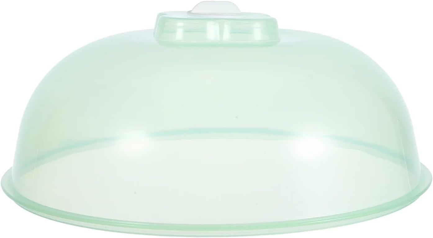 Splatter Reusable Plastic Cover Microwave Oven Splash Guard Plate For Heating Food Dish Covers For