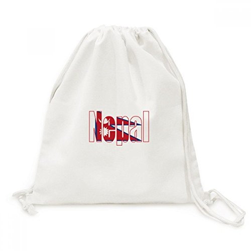 Sac à cordon Népal en toile de coton premium finitions soignées