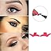 Produktbild JUSTFOX -2er SET Eyeliner Flügel Stempel Lidschatten Hilfe stamp Katzenauge Smokey