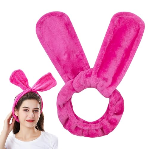 Rizadores sin calor, diadema rizadora sin calor, diadema de varilla rizadora sin calor, 102 x 9 x 0,5 cm, rizador de orejas de conejo, sin calor, franela + alambre de hierro, rulos para dormir