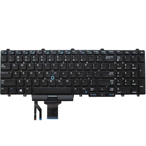 For Dell Latitude E5550 E5570 5550 5580 5590 5591 / Precision 3510 3520 7510 7520 7710 7720 �C�������p�m�[�g�p�\�R�� �L�[�{�[�h�p��