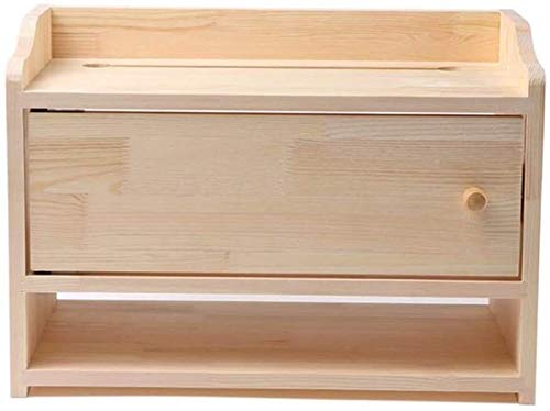 Router-Rack Regale Desktop Holz Kabelmanagement Box, Wandmontage, Überspannungsschutzabdeckung hält Kindersafe, TV-Kabelkasten for Zuhause