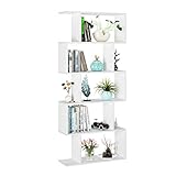 wohnzimmer regal weiß Stabil und robust: Das Bücherregal in weiß besteht aus hochwertiger und umweltfreundlicher Spanplatte, damit stabil, robust, pflegeleicht und langlebig ist. Nach feiner Verarbeitung weist er keine scharfen Ecken aus.