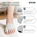 Welnove Metatarsal Pads with Bunion Relief - Upgraded Plush Lining - Ball of Foot Cushions for Metatarsalgia, Sesamoiditis, Morton's Neuroma - Forefoot Protection Sleeve with for Women Men (Size S)