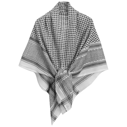 Keffiyeh bufanda palestina de algodón de 55 pulgadas para hombre y mujer