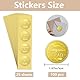 WADORN 100 Stück Aufkleber Mit Goldfolie Aus Abschlusskappe, 5cm Große Geprägte Umschläge Mit Aufschrift ’Congrats Grad’ Runde Selbstklebende Zertifikatssiegel Etiketten Für Heimwerker Diplome