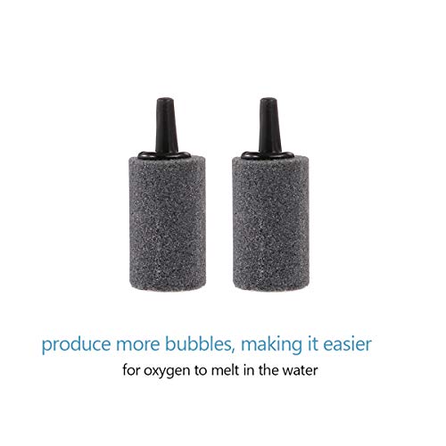 Ruiqas 2 M Luchtvaartlijn Slangen Pijp en 2 stks Air Stone Aquarium Luchtpomp Accessoires voor Fish Tank - Afbeelding 7