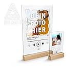 Spotify | personalisiertes Song-Cover Glasbild | selbst gestalten | ideal als Geschenk für Freundin und Freund | Musiker-Geschenke | personalisiert für deinen Partner | Geburtstagsgeschenk aus Glas