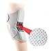 Knee Assistive Device, Knee Booster, Knee Booster Brace Joint Support Spring Stabilizer, for Climbing and Squatting (One Size,Black*2)