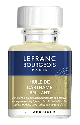 Lefranc Bourgeois Aditivo para Pintura al Óleo - Aceite de Cártamo, 75ml