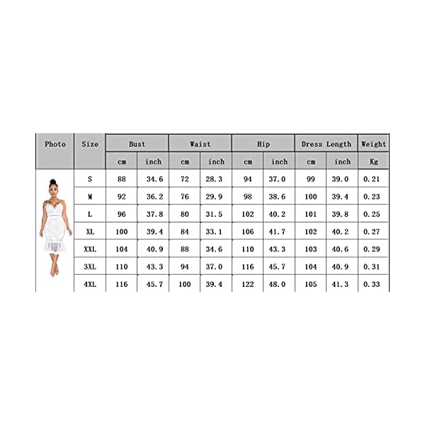 Women's Casual Summer Sleeveless Ruffle Mermaid Bodycon Midi Dress White… X-Large