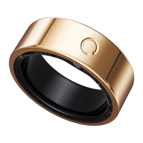 Image of opove O Ring Smart Ring, Fitness Trackers Rings with Sleep /Stress /Heart Rate /Women's Health Monitoring, No Subscription, Comfortable Wearing, Long Using,Fitness Ring for Android & iOS,Rose Gold-Size8
