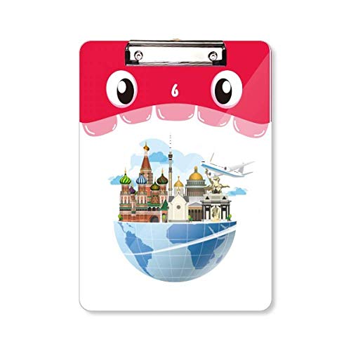 Porte-bloc A4 Cathédrale de St Basilic Russie pour bureau