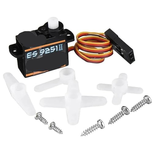 Servomotor ES9251 digital elimina el lag en alerones de aviones 3D con par estable de 0,8kg