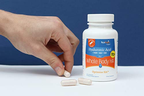 Hyalogic Hyaluronic Acid 120 Mg Delayed Release Capsules | Combo Formula W/Glucosamine Msm | Support Healthy Joints, Eyes And Skin And Overall Body | Promote Healthy Skin | Non-Gmo (30 Count) #TOP5