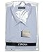 Men's Powder Blue Dress Shirt w/Convertible Cuffs sz 17 1/2 34/35