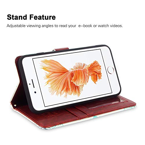 Santuo Iphone 5C Wallet Case Flamingos With Card Slots Stand Feature And Magnetic Closure Pu Leather Flip Case For Iphone 5C #TOP3