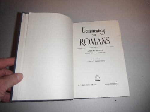 Commentary on Romans B000O2AMX4 Book Cover