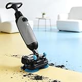 Depurador automático de pisos, grado comercial, portátil, rotación de...