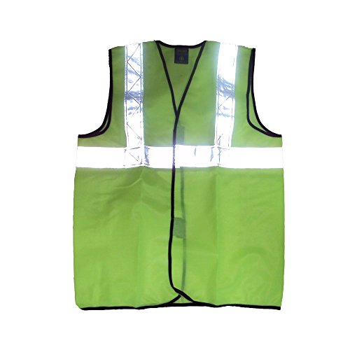 FIT N SAFE RICHBELLS 1 Inch Mesh Type Reflective Safety Jacket (Green)