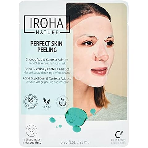 Iroha Nature - Mascarilla facial con ácido glicólico Cover