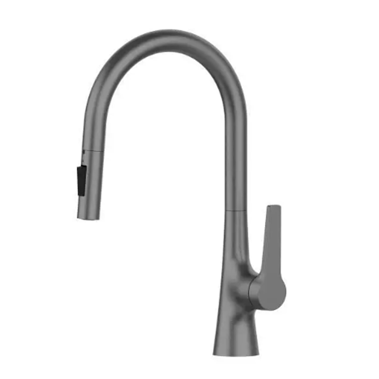 ZYCHSJXA Kitchen Mixer Tap with Pull Out Spray 360° Swivel Spout Sink Taps for 2 Modes Single Hole,Grey
