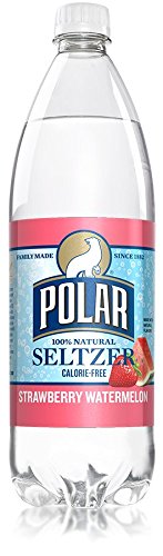 Polar Strawberry Watermelon Seltzer 33.8 oz Plastic Bottles - Pack of 12 …