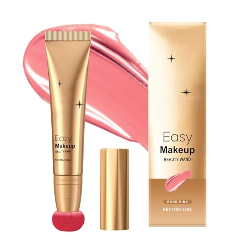 Tyinerc Halo Glow Blush, contorno líquido | Halo Glow Contour Highlighter Tape,Varita de rubor líquido para mujeres Magno de contorno de niñas para viajes domésticos