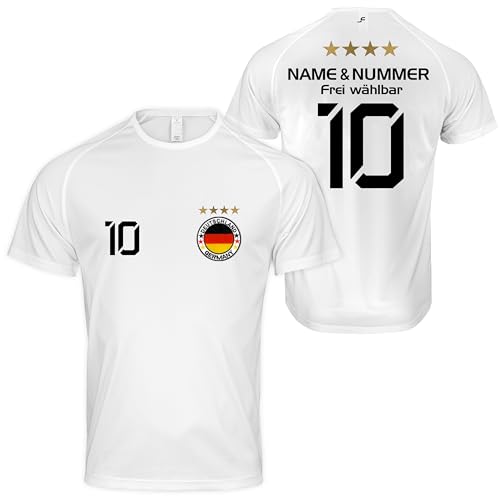 Original DE-Fanshop Personalisiertes Fußball Triko Deutschland Fussball...