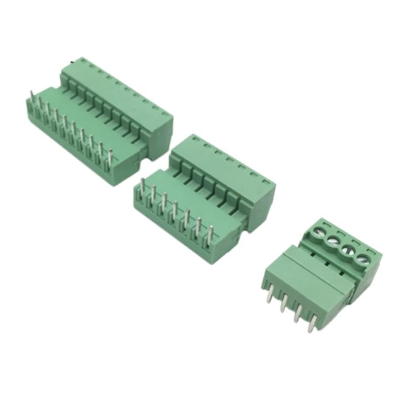 Bloque de terminales enchufable 15EDG de 3.5mm para conexiones seguras de 300V y 8A