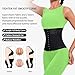 Imagen de PQWEUU Corsés Fajas Reductoras Moldeadora Corset Reductor Adelgazante Mujer y Hombre Entrenador de Cintura Postparto Cinturón Transpirable Faja Trimmer Waist Trainer (Negro