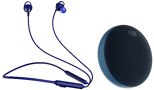Image of boAt Rockerz 245v2 Bluetooth Wireless in Ear Earphones with Upto 8 Hours Playback, 12mm Drivers & Stone 180 5W Bluetooth Speaker with Upto 10 Hours Playback, 1.75 inch Driver
