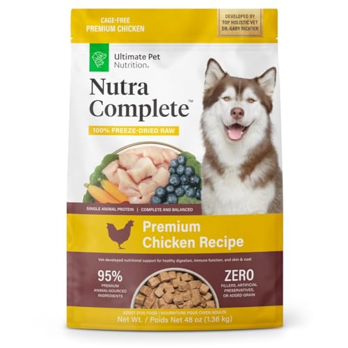 ULTIMATE PET NUTRITION Nutra Complete Freeze Dried Raw Dog Food, ...