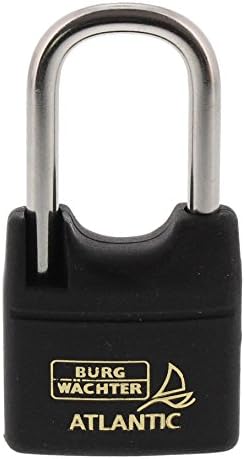 Burg-Wächter Lucchetto 116 Profi - Grillo Alto 45 Mm, Corpo In Ottone, Doppia Chiusura, Made In Germany, Con 2 Chiavi
