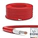 Produktbild RedStar24 Premium Solarkabel 6mm² Rot - 100m - TÜV SÜD geprüft - UV-beständig, flexibel, Photovoltaik Kabel, PV Kabel, Solar Anschlusskabel für Solarpanel, Wechselrichter & Laderegler - langlebig
