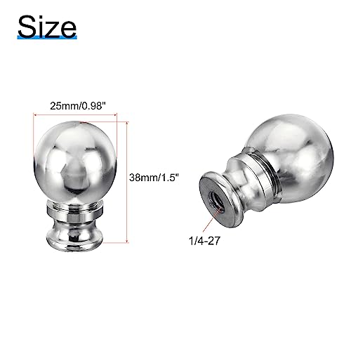 PATIKIL 1.5" Tall Aluminum Lamp Finials Cap Knob - Image 2