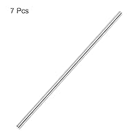 Vista 297 de uxcell Varilla redonda sólida de acero inoxidable 304 de 0.197 in x 5.906 in para manualidades de bricolaje - 10 piezas