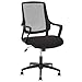 SEI Furniture - Sabrina Adjustable Chair Desk - Transitional Black Polyester - Ideal for Home Office (HO380201)
