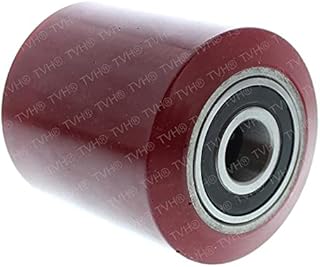 Pallet Jack Poly Load Wheel Roller Assembly 60181-A On Steel Hub with Bearings